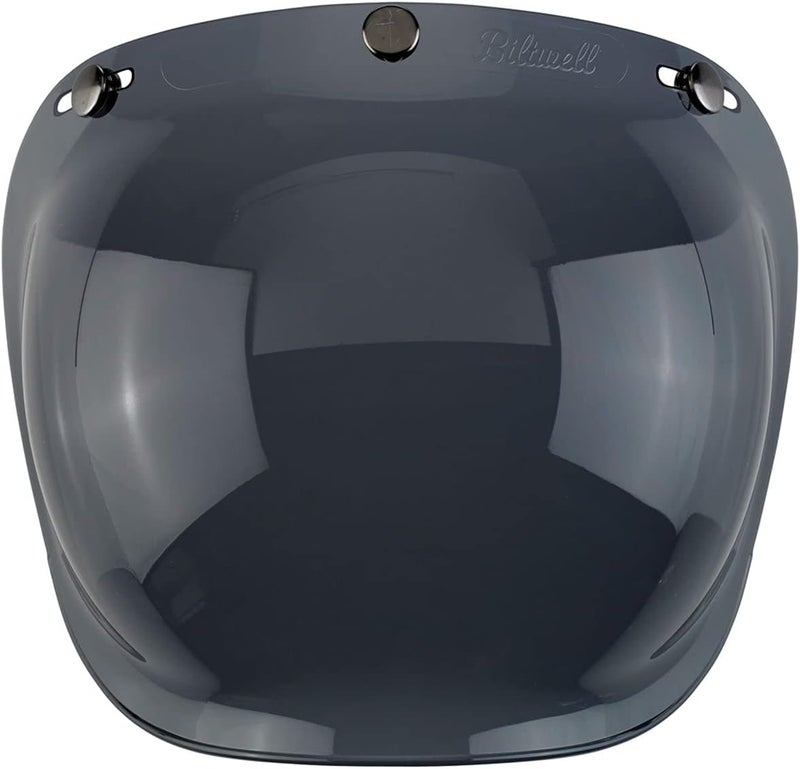 Biltwell Bubble Shield Smoke - Anti-fog, Scratch Resistant, UV/A UV/B Resistant - Image 1